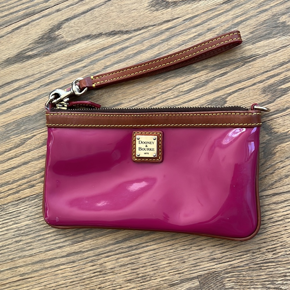 Dooney & Burke Patent Wristlet